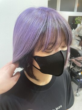 グーフィートーキョー 銀座(Goofy Tokyo) Goofy銀座/逆インナーカラー/ラベンダー/東京インナーカラー