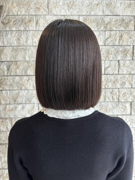 フラット 千葉(Flat.) 髪質改善ストレート、切りっぱなしボブ【千葉】