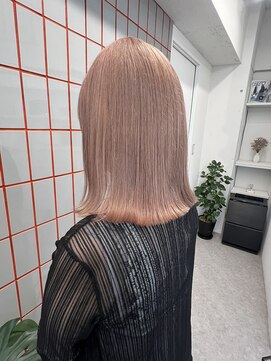 ペレ 栄店(PELE) 前髪/アンブレラカラー/こなれミディ/イメチェン/ウェーブパーマ