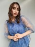 明るく綺麗な髪へ♪明るめ白髪染めも新作クリスタルカラーで！＋カット+Tr