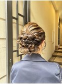 成人式ヘア/横浜ヘアアレンジ/振袖ヘア/パーティーヘア