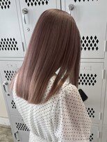 リムレスバイサンク 万代 新潟駅(LIMLESS by cinq)&nbsp;ミルクティーベージュダブルカラーケアブリーチインナーカラー