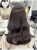 ラベンダーグレージュ ラベンダーカラー  透明感カラー