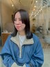 酸性ストレート(縮毛矯正)＋似合わせカット