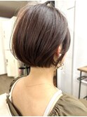 熊本ショートボブ　丸みショート　熊本美容室　熊本上通り
