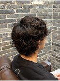 スペインカール/スパイキーショート/ブルーブラック<理容室>
