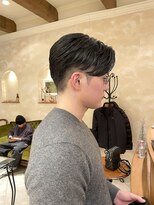 ▼フェザーショート/メンズカット/ツーブロック/ビジネスマン