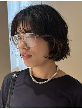 ノラギンザユー(NORA GINZA/U) フレンチボブパーマニュアンスパーマボブ