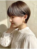 “岩田莉奈”うる艶カラー30代40代50代丸みショートひし形新宿