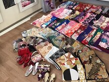 たくさんの着物からお好きなものをお選びいただけます！