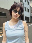 レイヤーショートボブ