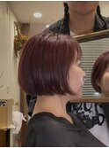 くびれヘア/アプリコットオレンジ/ハイライトカラー/麻布十番