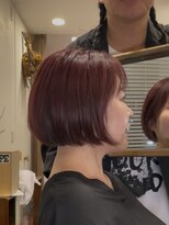 ヘアーサロンテン モトアザブ(hair salon Ten motoazabu)&nbsp;くびれヘア/アプリコットオレンジ/ハイライトカラー/麻布十番
