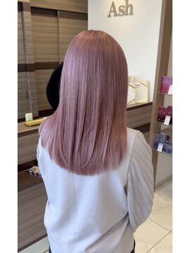 淡めのピンクカラー！