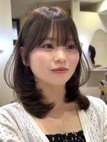 シュガー(Sugar)&nbsp;トレンドのミディアムレイヤー/大阪・梅田/レイヤーカット