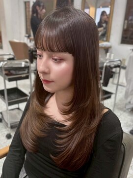 フォンド 津田沼(fond.) 黒髪/オリーブグレー/小顔/ココアベージュ/津田沼駅