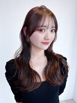 シオン(shion)&nbsp;前髪カット美髪おくれ毛韓国ヘアロング_ba550412