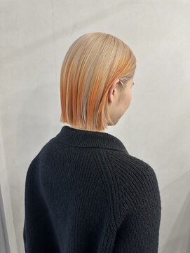 ティント 梅田(Tint) 【TOMOKI】デザインカラー/切りっぱなしボブ《大阪梅田駅》