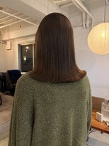 ライン(LINE)&nbsp;ヘーゼルベージュ/切りっぱなし