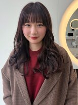 ユニバイリサ 天神大名店(uni by risa)&nbsp;前髪カット レイヤーカット アッシュブラウン 透明感カラー 美髪