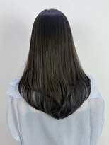 アイティーバイアルバム 下北沢店(IT by ALBUM)&nbsp;グレージュロング暗めカラー韓国ヘアオリーブベージュ_ba562142