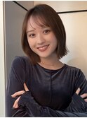 ☆春日☆ニュアンスウルフワンホンレイヤーダークブルーボブ69