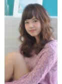 clan<大人可愛い耳かけハイトーン黒髪ミディ＞