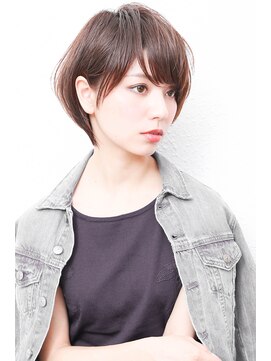 モニカ 西宮北口(Monica) アシメショートエアリーショートグレージュナチュラルボブ