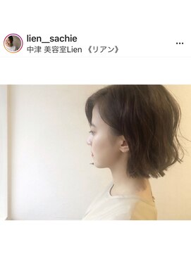 リアン(Lien) バッサリ短めボブ