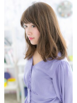 ミック ヘアアンドビューティー 大山店(miq  Hair&Beauty) 抜け感フリンジウェーブ…可愛さと色っぽさを演出b