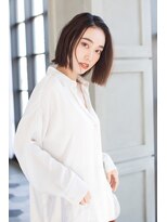 トティア 福島(Totia)&nbsp;【Totia福島】切りっぱなしボブ×ココアブラウン