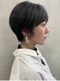 【山下】黒髪 ショートパーマ イルミナカラー 大人かわいい