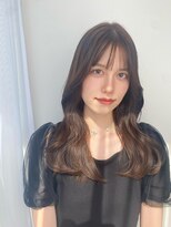 シェノン 武庫之荘(CHAINON)&nbsp;斜めバング/シルキーベージュ/グレージュカラー