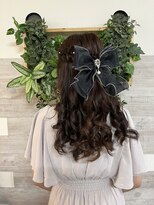 ロカット サロン(Roquat Salon)&nbsp;ハーフアップロングアレンジ【立川/立川南/浴衣/エクステ/立川】