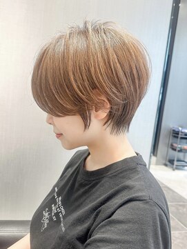 ハルキミナト ジャパン ヨコハマ(HARUKI MINATO japan YOKOHAMA) ハンサムマッシュショート20代30代40代50代オリーブグレージュ