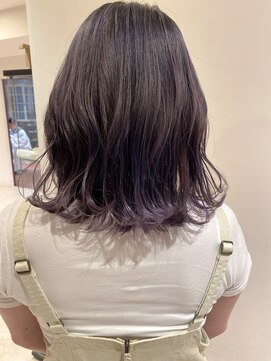 ジャム(Jam) 切りっぱなしボブ×ラベンダーグレージュ★中村大輔