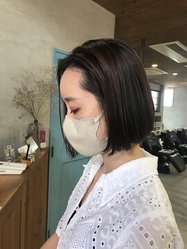 ヘアーミュゼ 井田店(Hair Musee) 重めのツヤツヤボブ