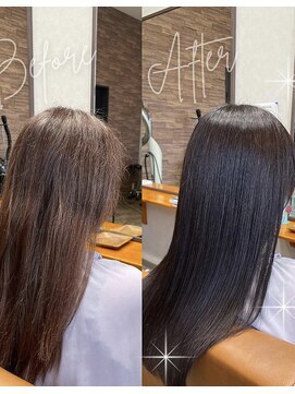 ルスリー 大分店(Lsurii) 髪質改善カラー