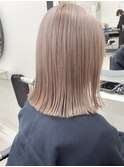 ハイトーンカラーミルクティーベージュピンクベージュ横浜西口