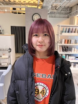 カフ(CAF) CAF FUKO ピンクラベンダー/暖色系カラー/大阪/心斎橋