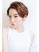 大人可愛い20代30代40代50代小顔ウルフレイヤーボブ丸みショート