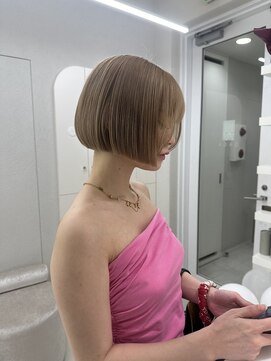 ガガ 心斎橋(GAGA) 韓国/ハイトーンカラー/ワンホンヘア/レイヤーカット/髪質改善