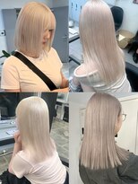 ペレ 栄店(PELE)&nbsp;ホワイトミルクティーベージュ/ミルクティー／ハイトーン