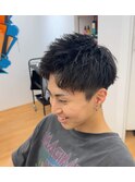 アップバング/ビジネスショート/短髪/スパイキーショート