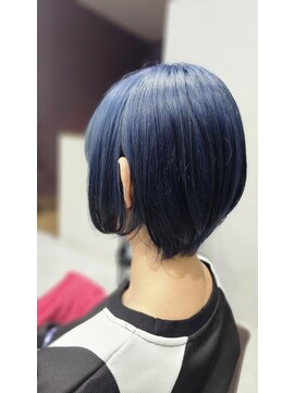 カミビトプラス 香芝店(KamiBito +plus) ブルーブラック（ダブルカラー）