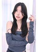 クビレロング×暗髪