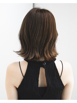 エインアンリー 表参道(AIN.ANLY.) 1ミニボブ鎖骨ミディアムボブかきあげボブウルフボブパーマ小顔