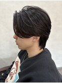 毛流れセンターパート/ニュアンスパーマ