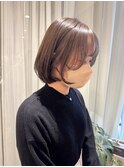 柔らか丸みボブ
