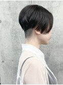 =刈り上げショート大人ショートクール前下がりショート30代40代